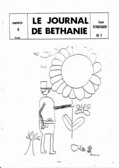 Journal de Béthanie n°9 du 01/06/1986
