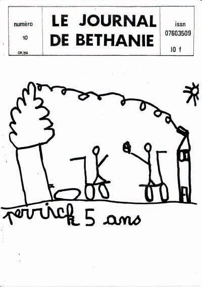 Journal de Béthanie n°10 du 01/09/1986