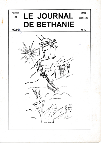 Journal de Béthanie n°22 du 01/02/1993