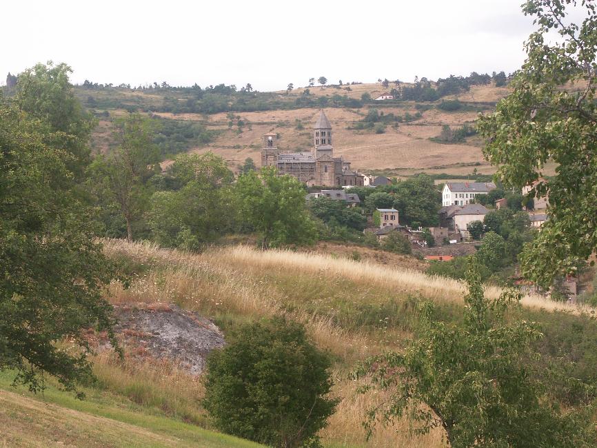 Arrivée à Saint-Nectaire ; l'église