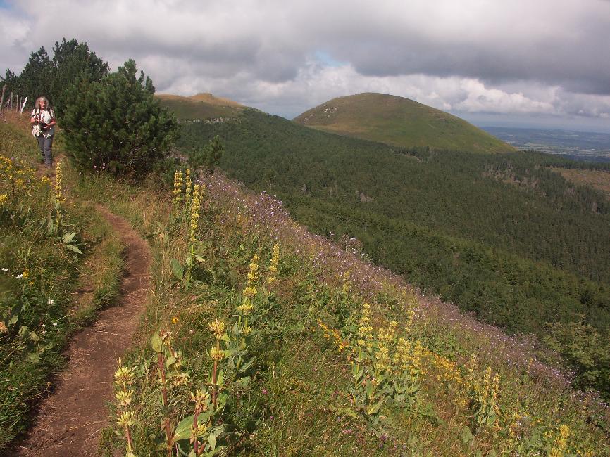 Vue vers le puy de l'Ouire