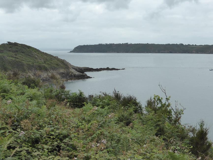 Vue arrière vers la pointe du diable