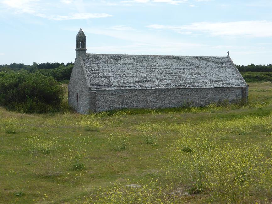Chapelle de Saint-Gouévroc, dans les dunes de Keremma