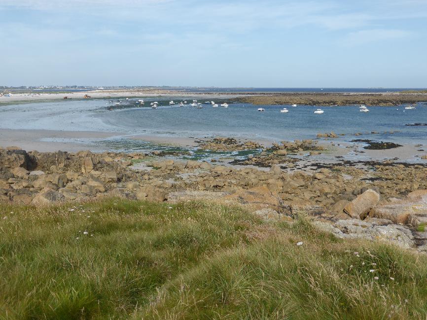 Départ de la balade, au Curnic