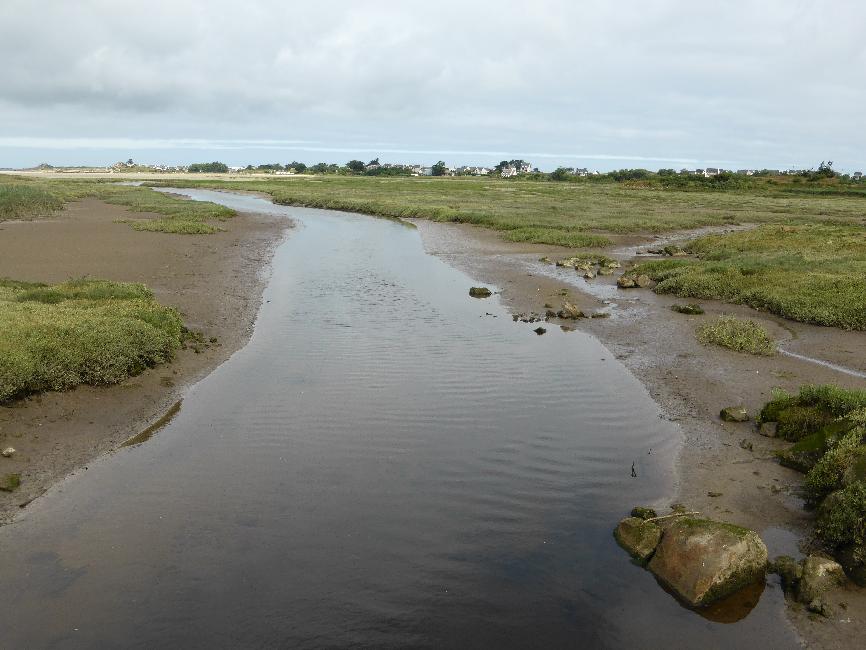 Estuaire du Keralle, à Plouescat