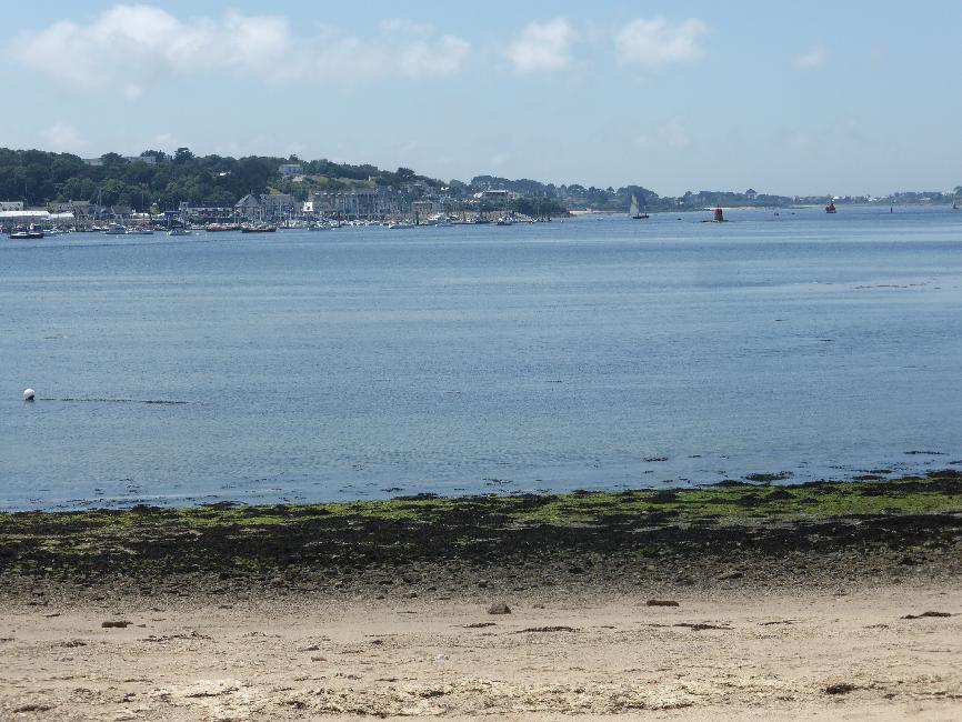 Le départ de la balade, en face à Landéda