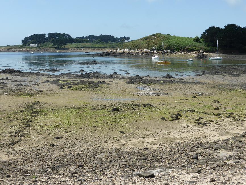 La plage de Saint-Antoine, côté Plouguerneau