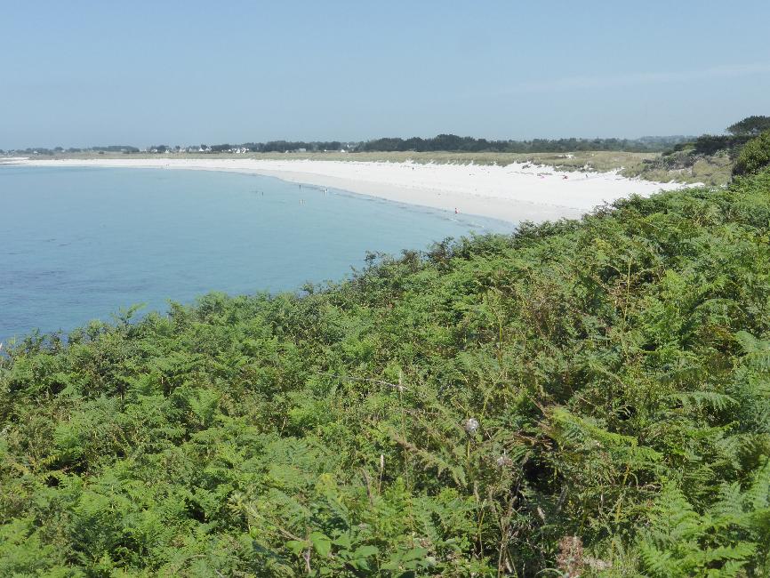Plage du Vougo (fin de l'étape du jour)