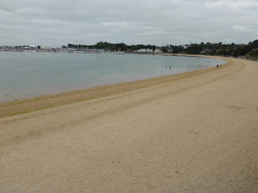 Plage du Moulin Blanc, à Brest