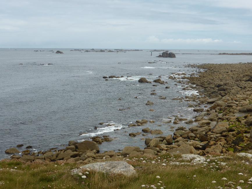 Le rivage, au niveau de la chapelle Saint-Samson