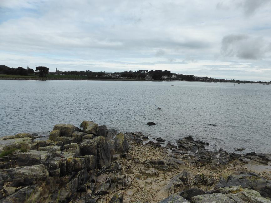 Vue vers Saint-Pol de Léon, et ses clochers