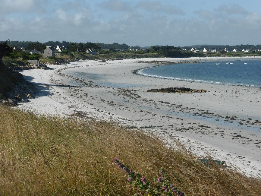 La plage du Tevenn, à Santec