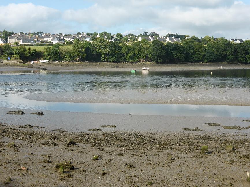 L'aber Benoît à Tréglonou, au départ de la balade