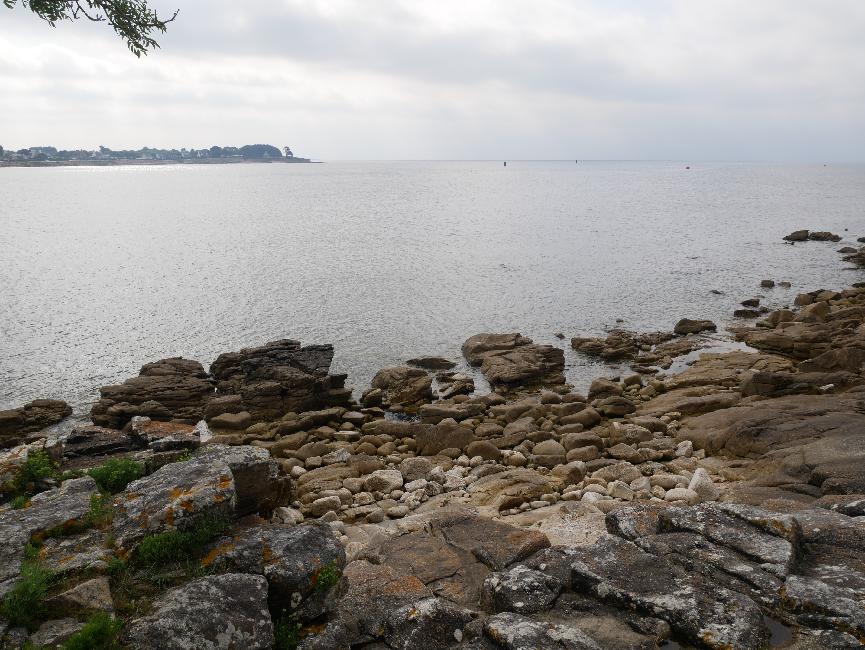 Pointe de Combrit, vue vers la pointe Saint-Gilles