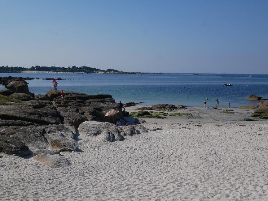Plage des Bouchers, à Concarneau