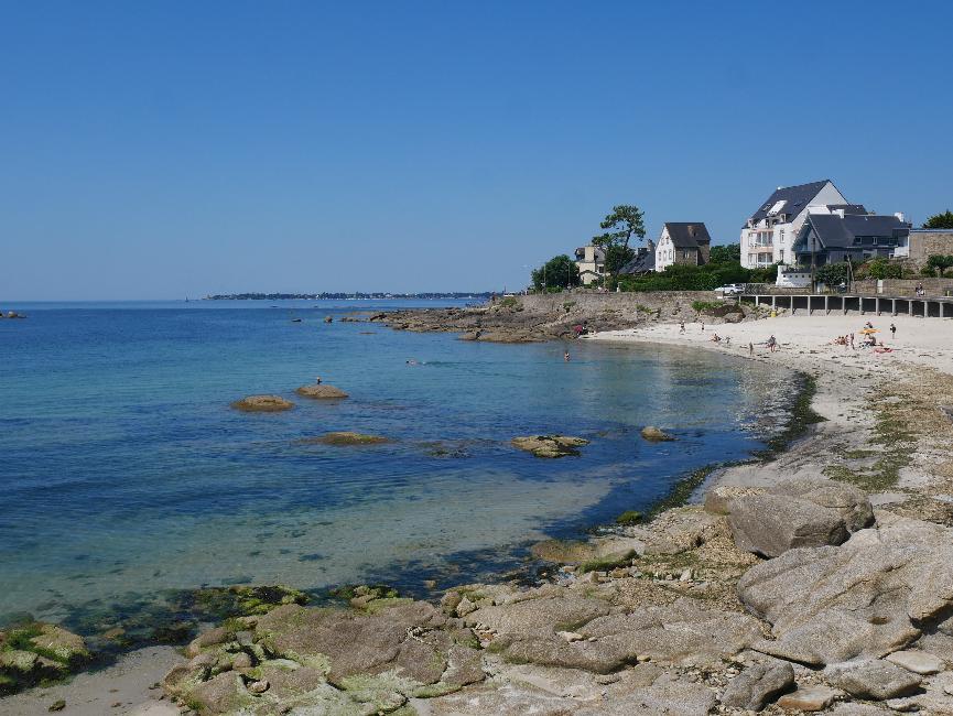 Plage Rodel, à Concarneau