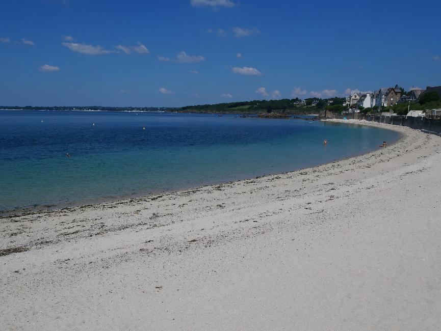 Concarneau ; plage des sables blancs