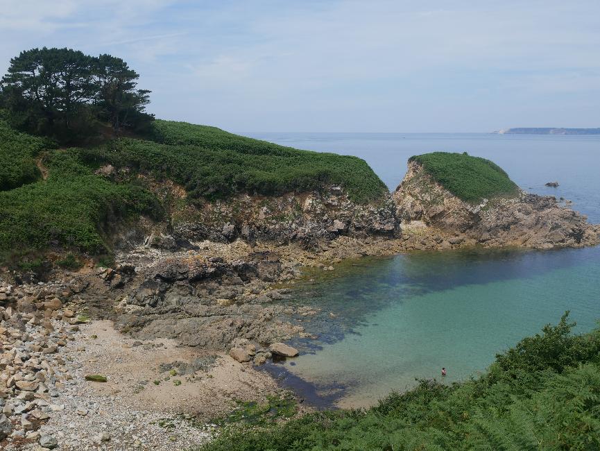 Entre la pointe de Trénaouré et la plage de Pors Péron ; Pors Lanvers