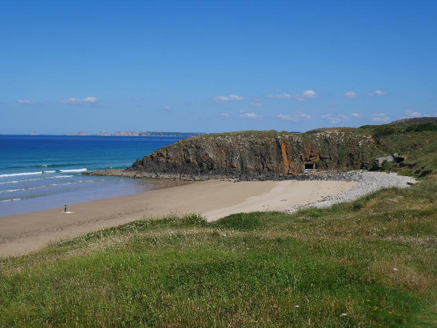 Plage de la Palue, pointe de Kerdra