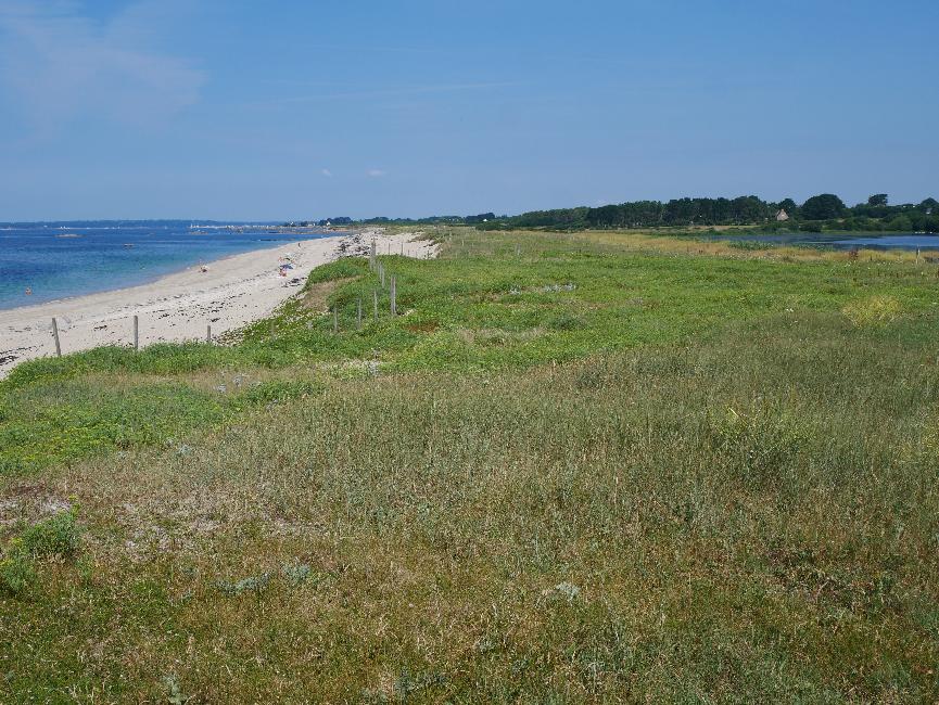 Plage et dune de Kerdallé ; loc'h Lougar