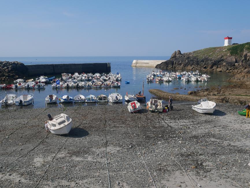 Pors Poulhan, départ de la balade