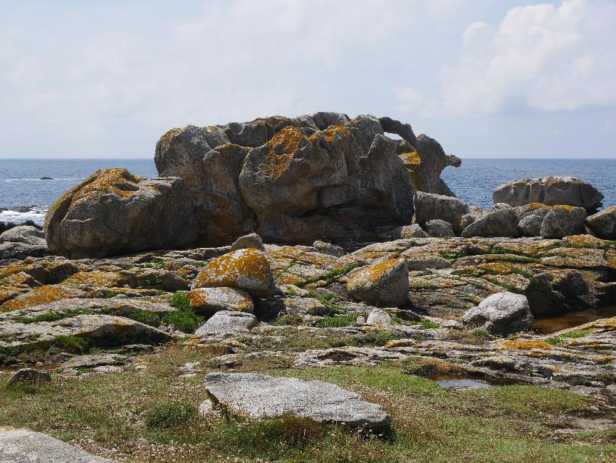 Saint Guénolé ; érosion du granite