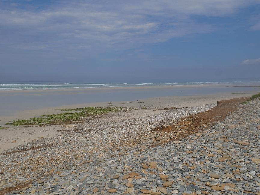 Plovan : arrivée sur le rivage