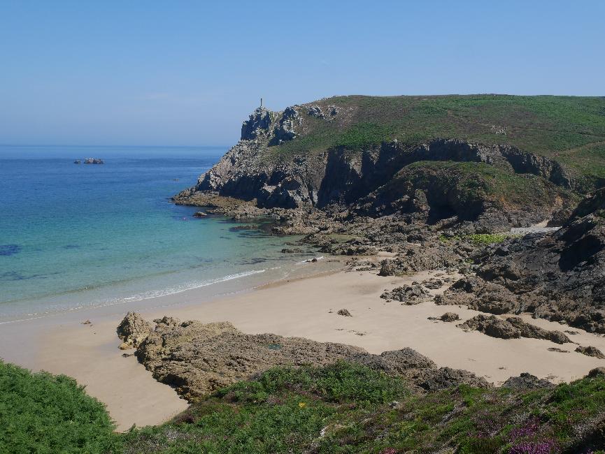 Plage de Théolen ; pointe de Brézellec