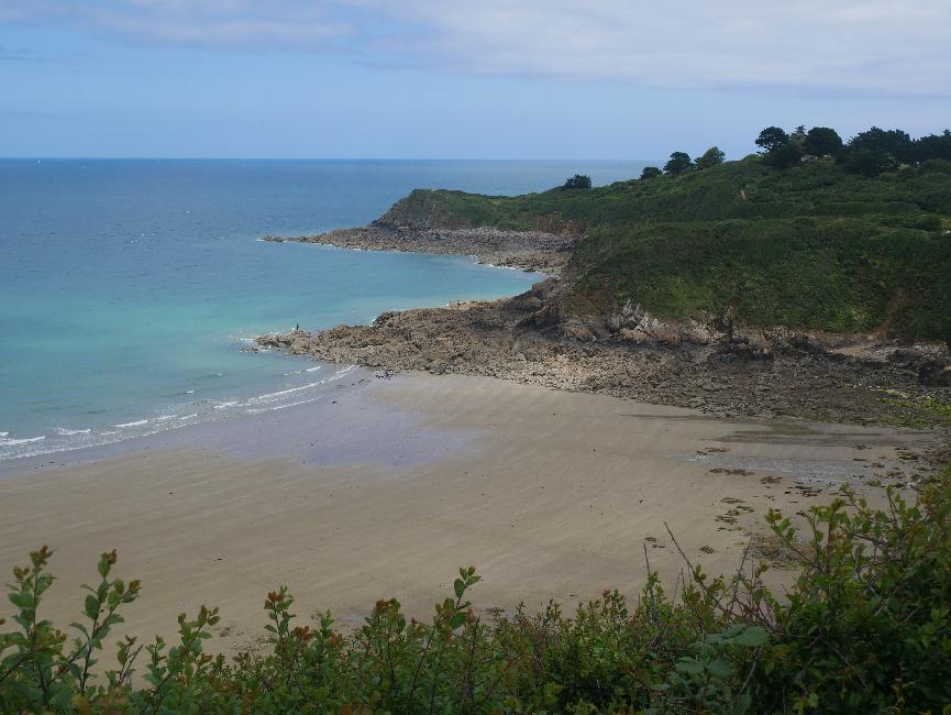 Vue vers la pointe du bec de Vir