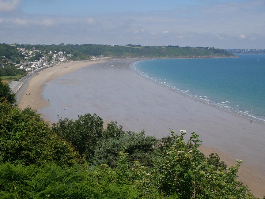 Plage des Rosaires, la pointe de Pordic