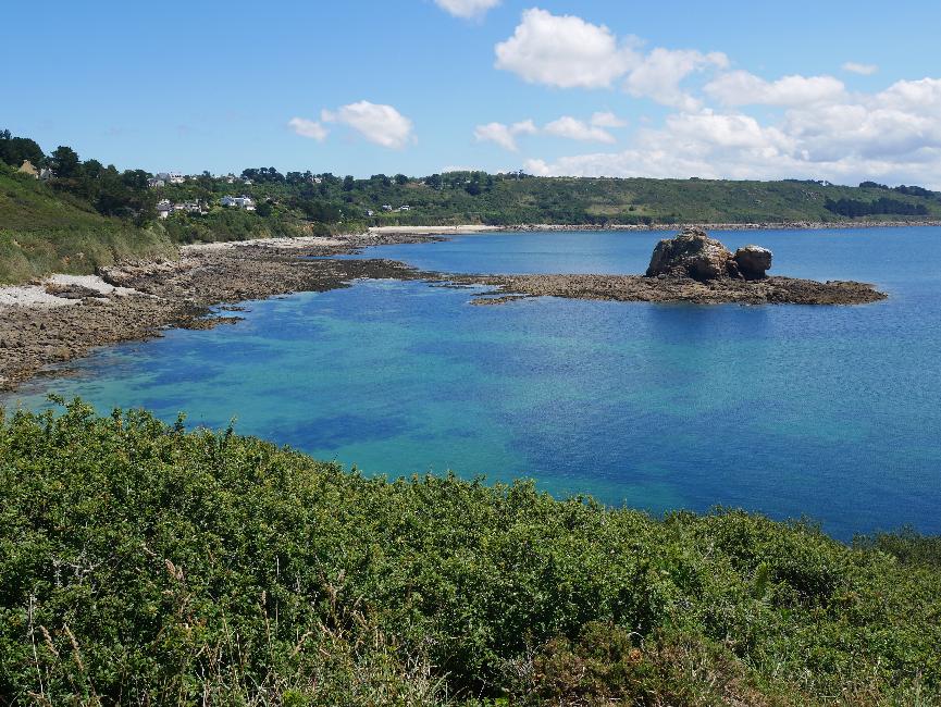 Pointe du Bihit ; vue sur le Roc'h a Vignon