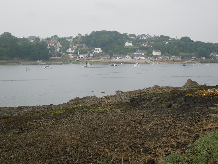 Les Roches Jaunes, depuis Kerbors
