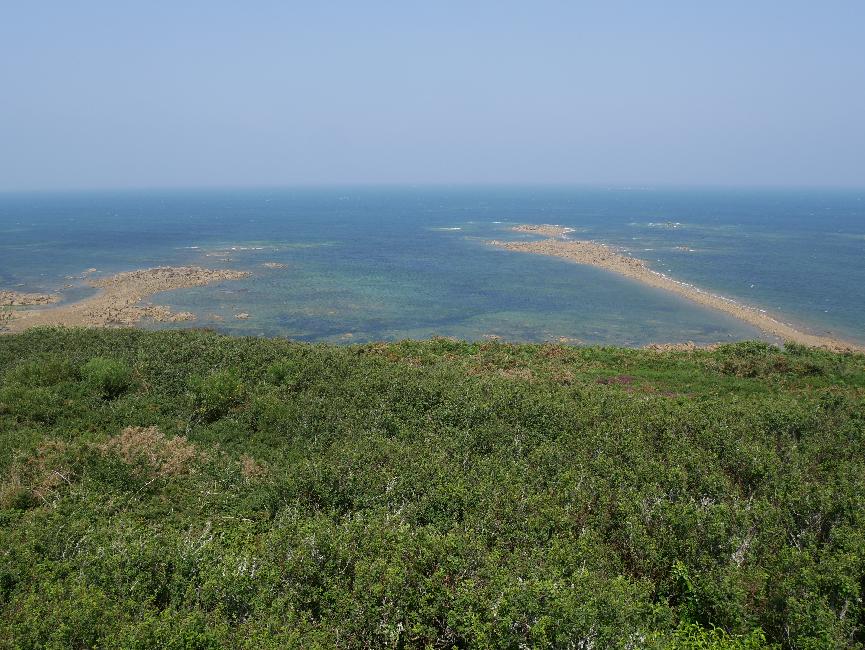 Promontoire de Créac'h Maout ; tombolo