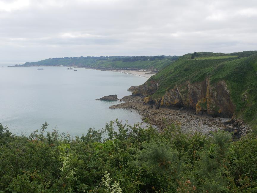 Vue sur Port Moguer et la plage Bonaparte