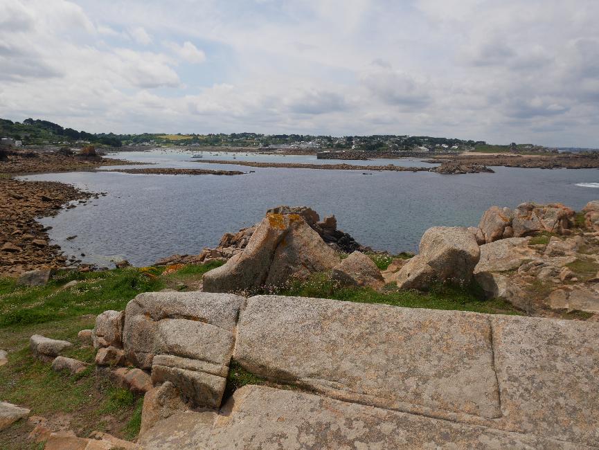Pointe de Primel ; vue vers la baie de Morlaix