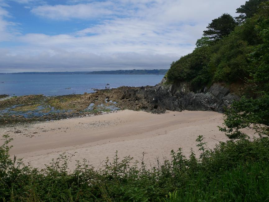 Plestin les Grèves ; plage de Porz Mellec