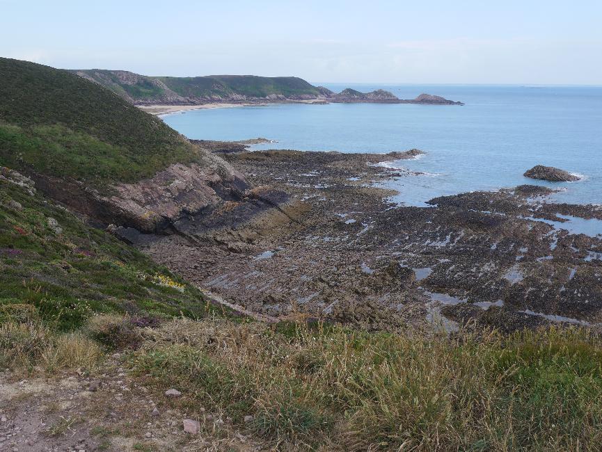 Pointe de la Mare aux Rets ; la cap d'Erquy et les Chatelets