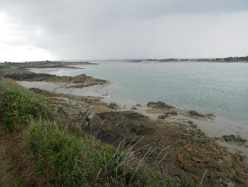 Tête de Chien ; vue vers la baie de Lancieux