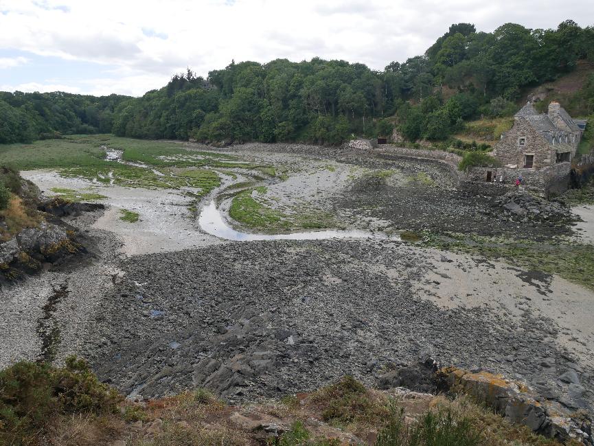 Moulin de la roche Noire ; estuaire du ru de Matignon