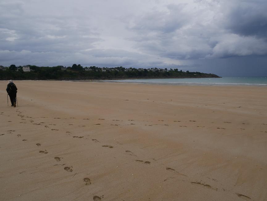 Plage de Pen Guen ; avant l'averse