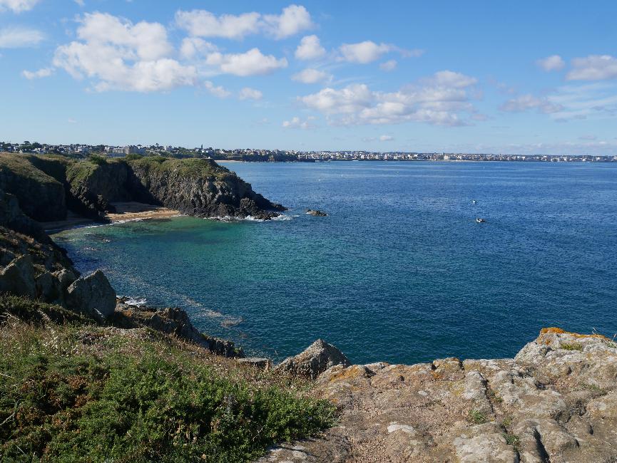 Pointe de la Varde, vue vers Saint-Malo