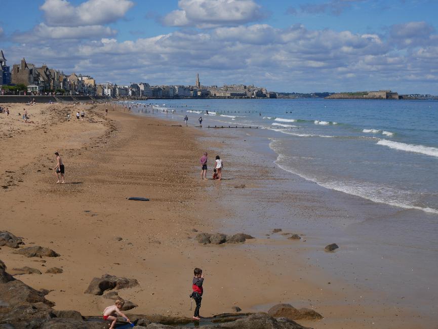 Saint-Malo ; Grande Plage