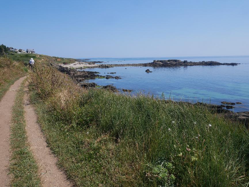 Arrivée à l'île percée