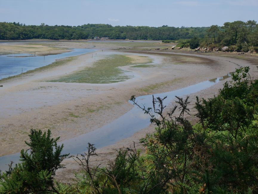 L'Aven à marée basse