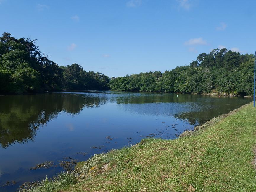 L'Aven, à marée descendante