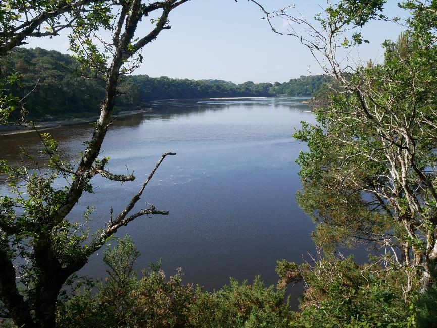 La Laïta, juste après le pont