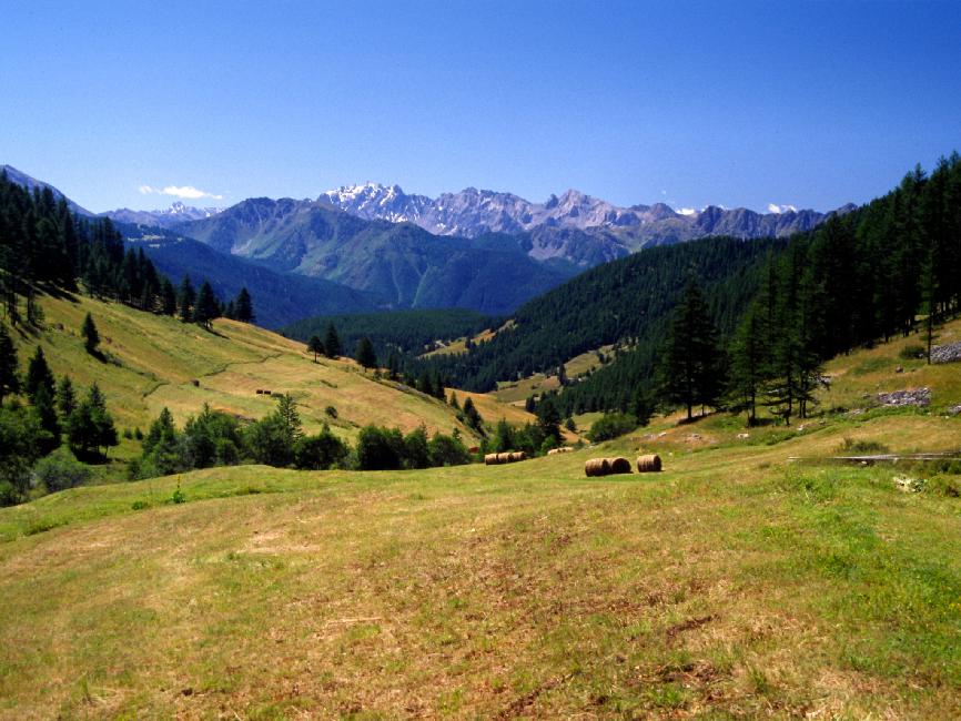 Vue arrière, vers Souliers