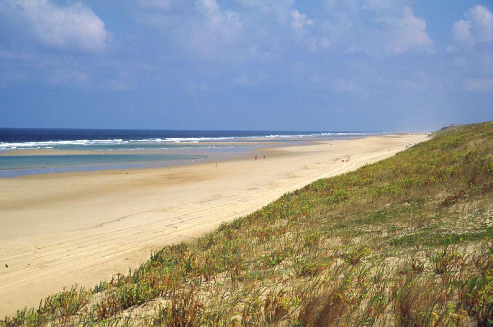 Vue sur la côte, près du cap de l'Horny
