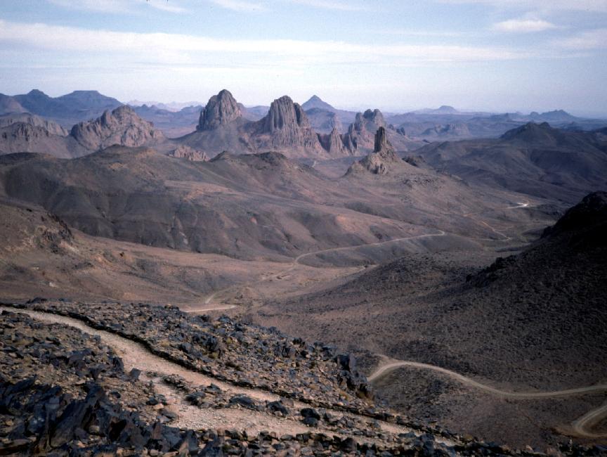 Vue (imprenable) depuis l'ermitage du père de Foucauld 