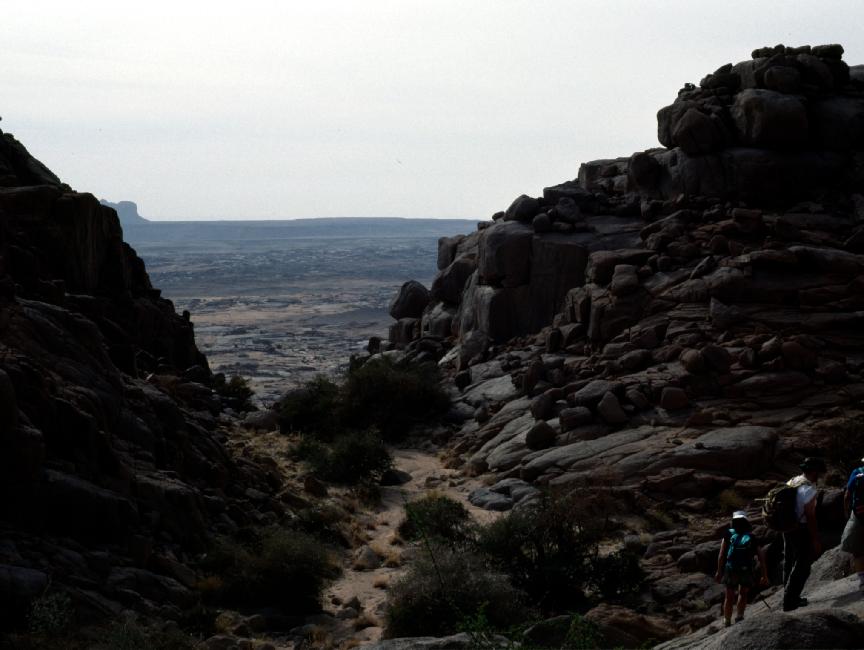 Redescente vers le Sahara 